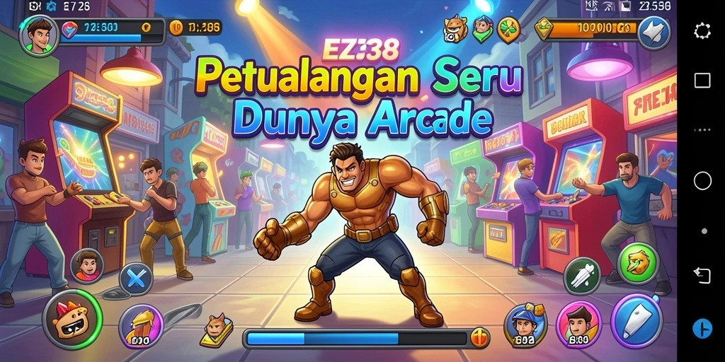 Tampilan gameplay seru di EZ338 dengan grafik menawan.