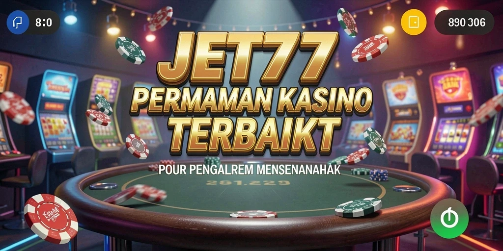 Tampilan utama gameplay JET77 yang seru dan menanjurkan semangat.
