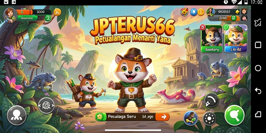 Tampilan gameplay JPTERUS66 yang mendebarkan dan penuh petualangan.