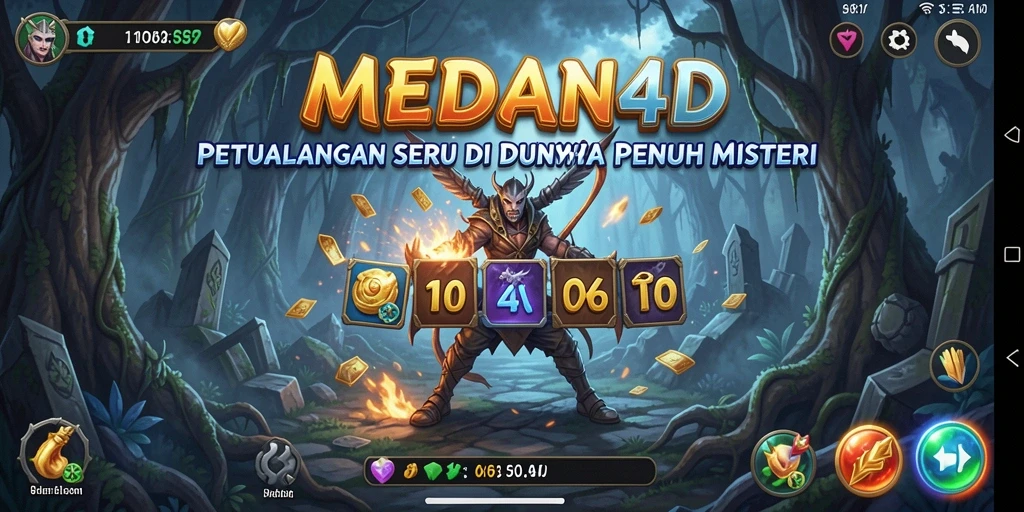 Tampilan gameplay MEDAN4D yang menakjubkan saat menjelajahi dunia petualangan.