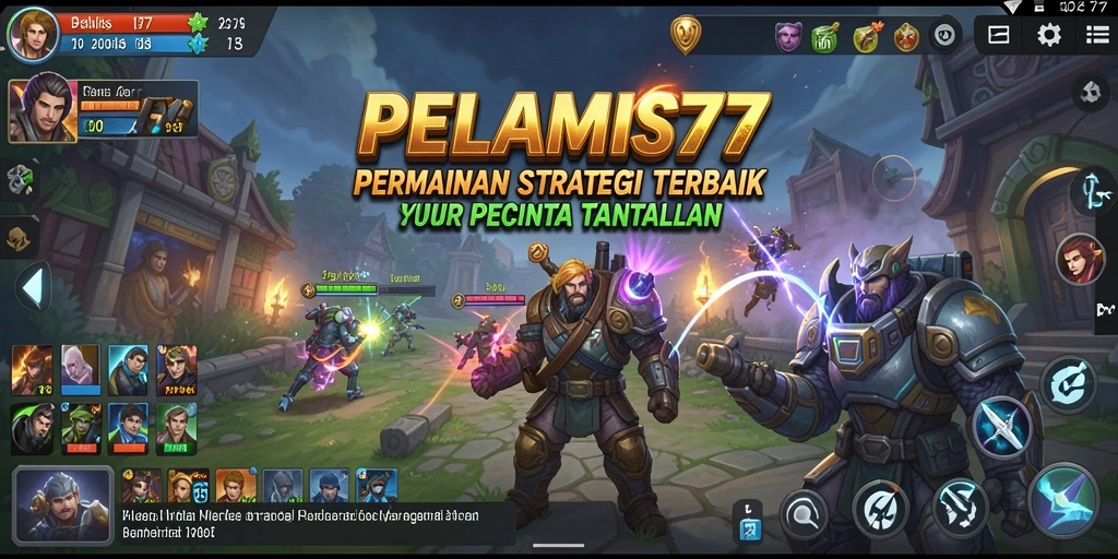 Screenshot gameplay PELAMIS77 yang menarik dan strategis.
