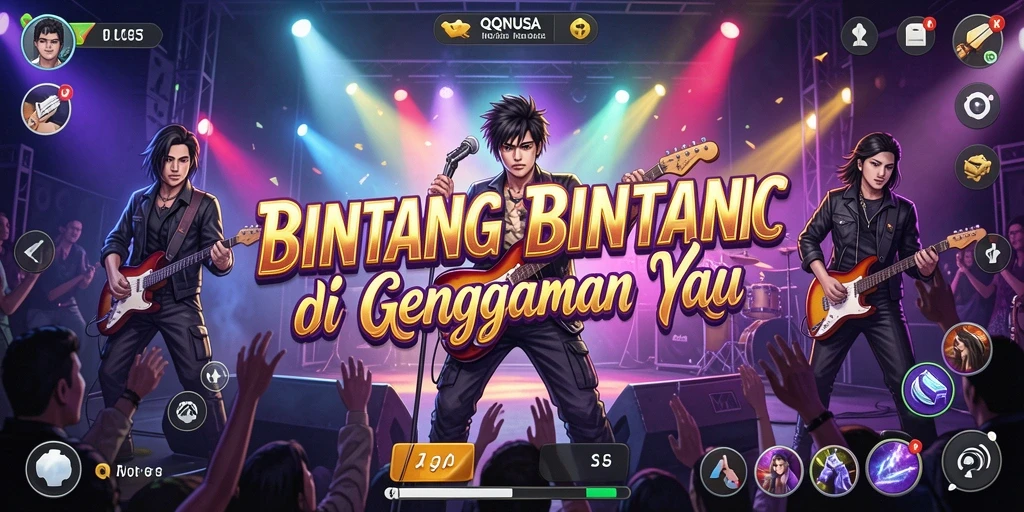 Tampilan menarik dari gameplay interaktif QQNUSA.