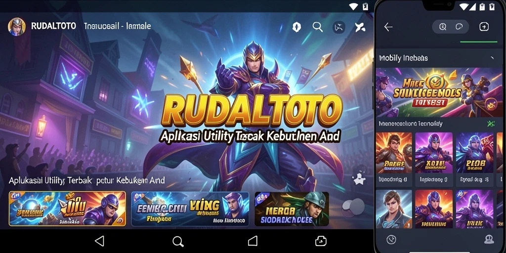 Tampilan antarmuka aplikasi RUDALTOTO yang sederhana dan efektif.